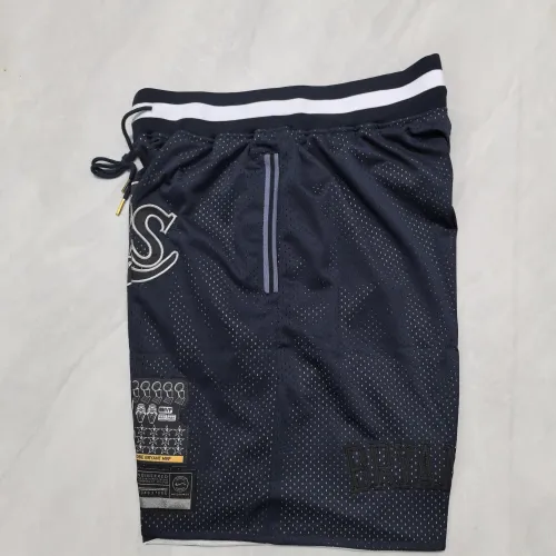 Pantaloncini da basket "Throwback" dei Los Angeles Lakers, blu navy, da tasca