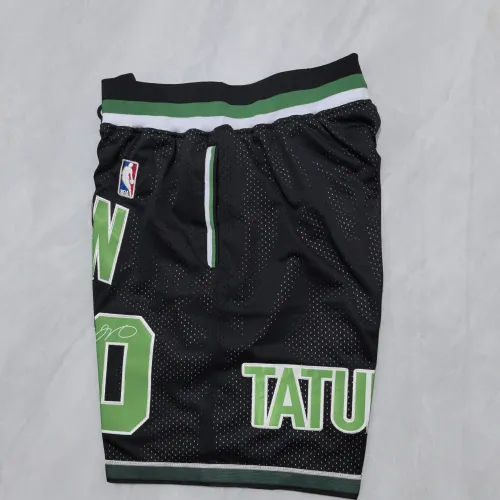 Pantaloncini da basket neri "Throwback" dei Boston Celtics con taschino