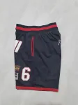 Miami Heat Throwback Pocket Black Basketball Shorts
