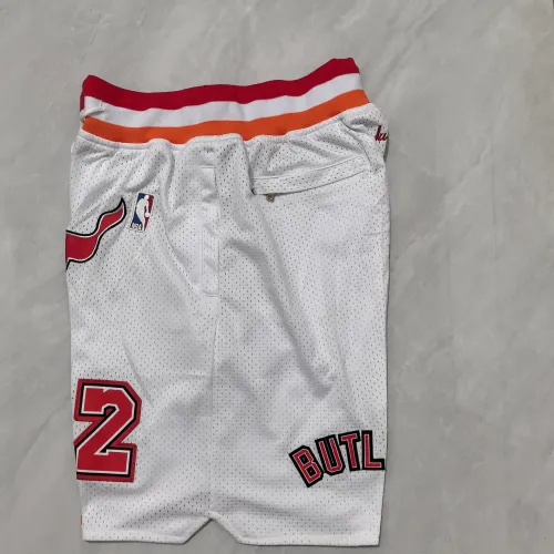 Pantaloncini da basket bianchi "Throwback" dei Miami Heat