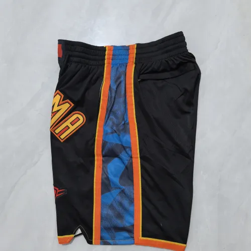 Oklahoma City Thunder 2025 City Edition Pocket Black Basketball Shorts