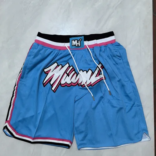 Miami Heat Pocket Blue Basketball Shorts