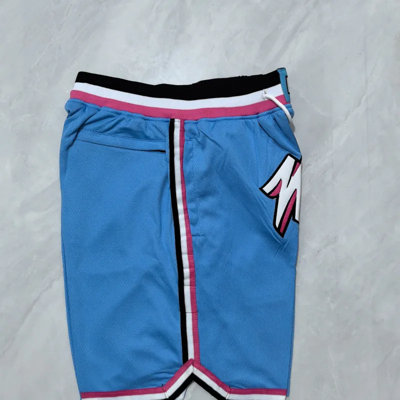 Miami Heat Pocket Blue Basketball Shorts