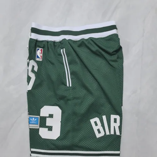 Boston Celtics Throwback Pocket Green Basketball Shorts