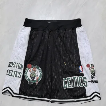 Boston Celtics Pocket Black Basketball Shorts