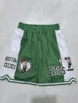Boston Celtics Pocket Green Basketball Shorts