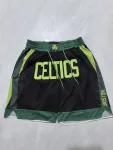 Calções de basquetebol pretos de bolso Boston Celtics 2025 City Edition Calções de basquetebol pretos «City Edition» do Boston Celtics 2025, modelo de bolso