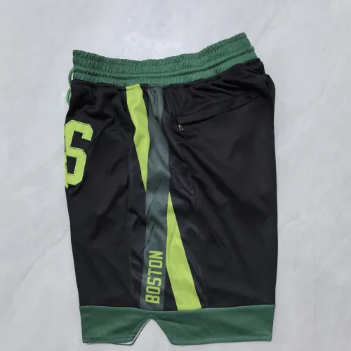 Boston Celtics 2025 City Edition Pocket Black Basketball Shorts