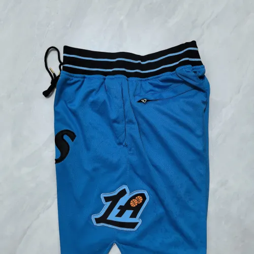 LA Clippers 2025 City Edition Pocket Blue Basketball Shorts