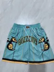 Calções de basquetebol «City Edition» dos Charlotte Hornets 2025, em verde «Pocket Green» Charlotte Hornets 2025 City Edition Pocket Green Basketball Shorts
