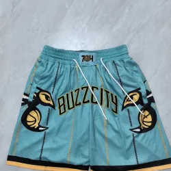 Charlotte Hornets 2025 City Edition Pocket Green Basketball Shorts - product photo Pantaloncini da basket Charlotte Hornets 2025 City Edition Pocket Green