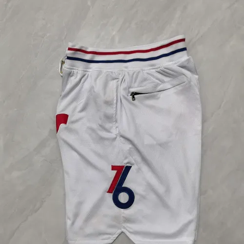 Philadelphia 76ers 2025 City Edition Pocket White Basketball Shorts