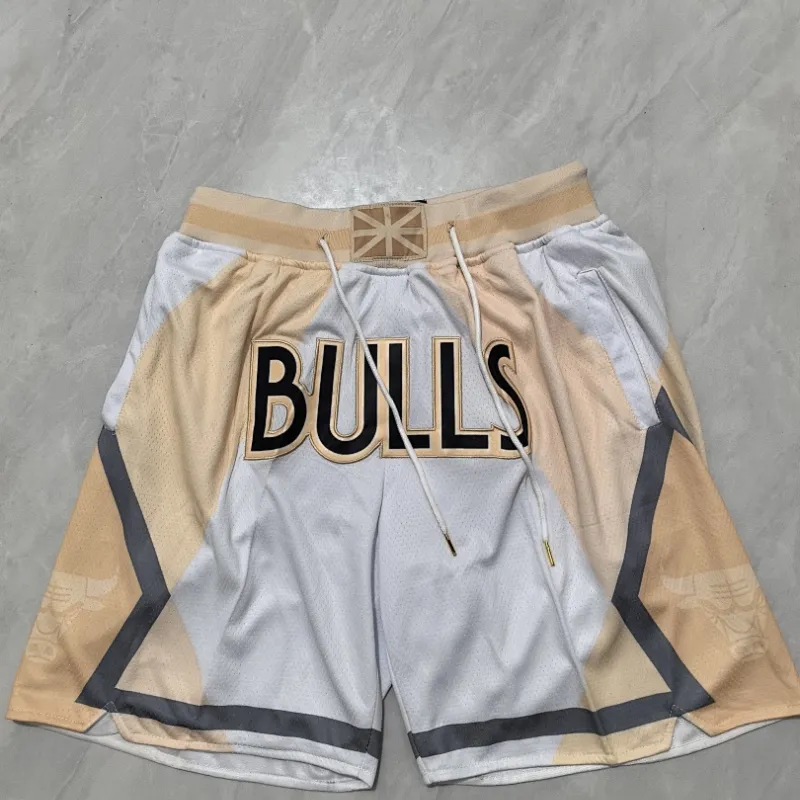 Chicago Bulls 2025 City Edition Pocket Cream Basketball Shorts