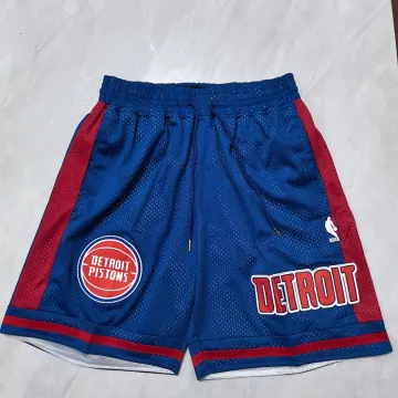 Detroit Pistons Pocket Blue Basketball Shorts