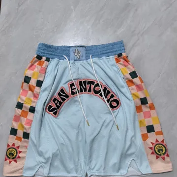 Pantalones cortos de baloncesto azul claro «City Edition» de los San Antonio Spurs 2025