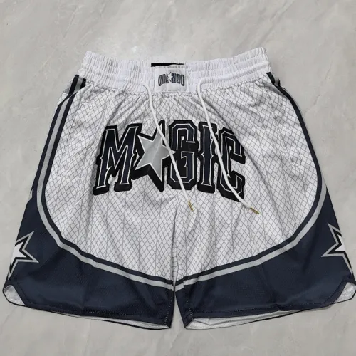Orlando Magic 2025 City Edition Pocket White Stripe Basketball Shorts
