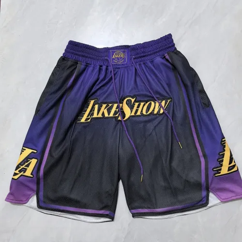 Short de basket-ball « City Edition » des Lakers de Los Angeles, couleur violet, format poche