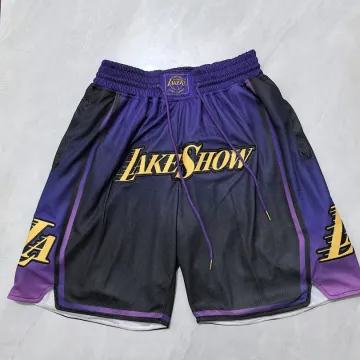 Los Angeles Lakers City Edition Pocket Purple Basketball Shorts