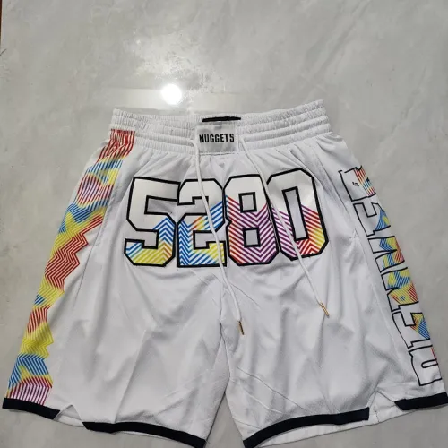 Denver Nuggets 2025 City Edition Pocket White Basketball Shorts