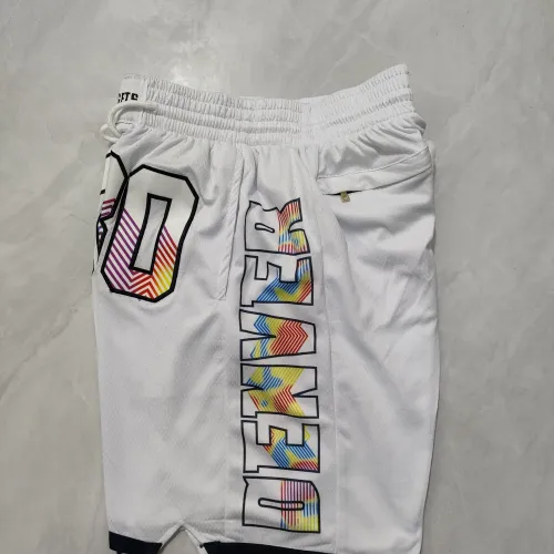 Denver Nuggets 2025 City Edition Pocket White Basketball Shorts