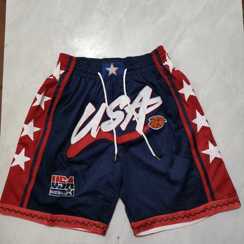 Pantaloncini da basket blu "Pocket" con le maglie degli All-Star dell'NBA