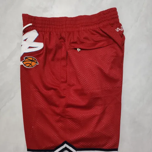 NBA All-Star Jerseys Pocket Red Basketball Shorts