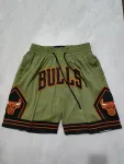 Chicago Bulls Pocket Green Basketball Shorts Chicago Bulls Pocket Green Basketball Shorts