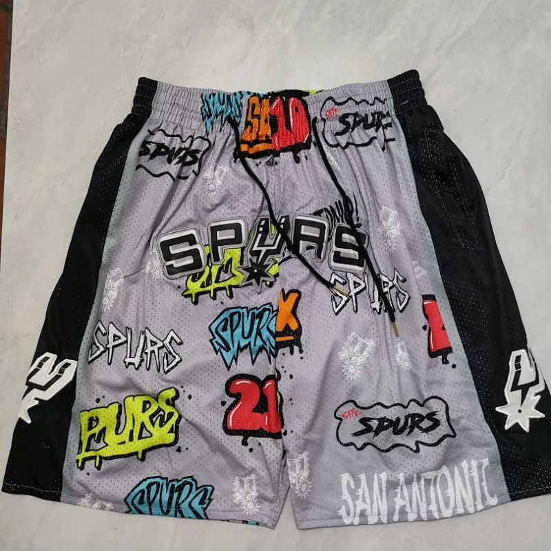Pantaloncini da basket San Antonio Spurs Pocket Graffiti