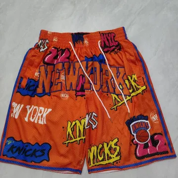 Pantalones cortos de baloncesto «Pocket Graffiti» de los New York Knicks