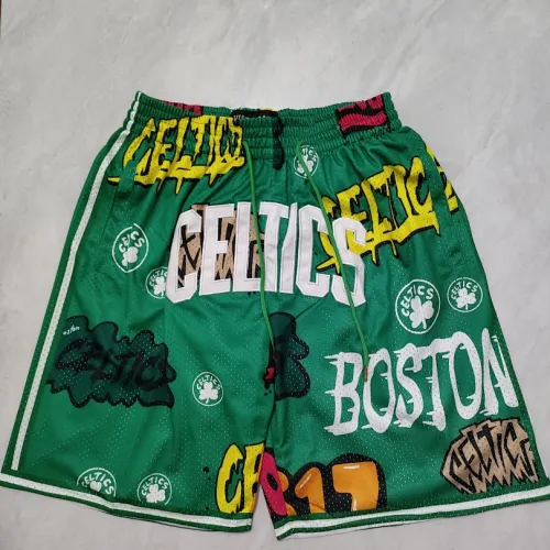 Calções de basquetebol «Pocket Green» dos Boston Celtics