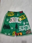 Boston Celtics basketbalshort in de kleur Pocket Green Boston Celtics Pocket Green Basketball Shorts