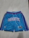 Charlotte Hornets Pocket Blue Basketball Shorts Charlotte Hornets Pocket Blue Basketball Shorts