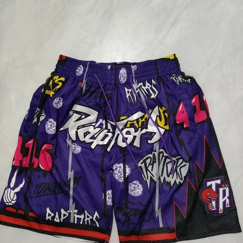 Toronto Raptors Pocket Purple Basketball Shorts