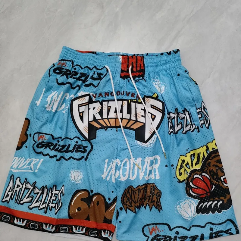 Memphis Grizzlies Pocket Blue Basketball Shorts