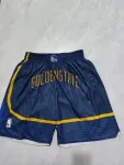 Golden State Warriors Pocket Navy Basketball Shorts