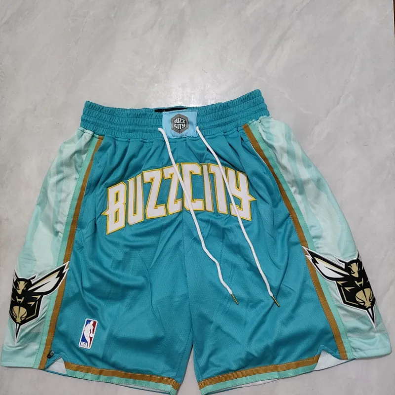 Short de basket Charlotte Hornets 2024 « City Edition » vert « Pocket »
