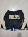 Milwaukee Bucks Pocket Black Basketball Shorts Milwaukee Bucks Pocket Black Basketball Shorts