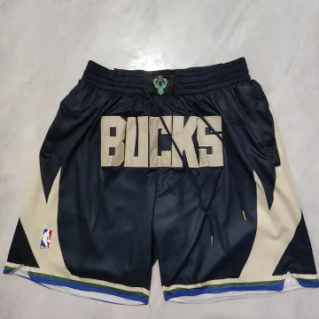 Milwaukee Bucks Pocket Black Basketball Shorts