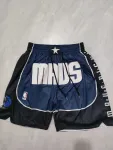 Dallas Mavericks Pocket Navy Basketball Shorts