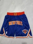 New York Knicks Pocket Blue Basketball Shorts New York Knicks Pocket Blue Basketball Shorts