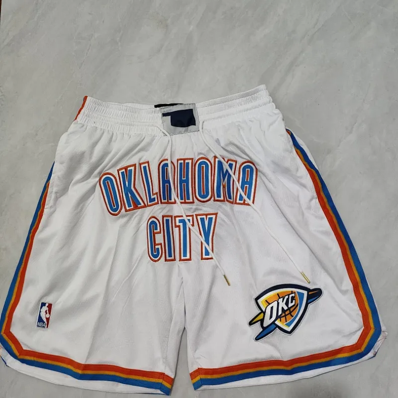 New York Knicks Pocket White Basketball Shorts