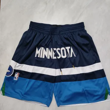 Minnesota Timberwolves Pocket Blue Basketball Shorts