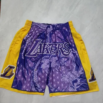 Los Angeles Lakers Pocket Purple Basketball Shorts