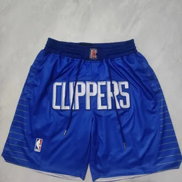 LA Clippers Pocket Blue Basketball Shorts