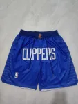 LA Clippers Pocket Blue Basketball Shorts LA Clippers Pocket Blue Basketball Shorts