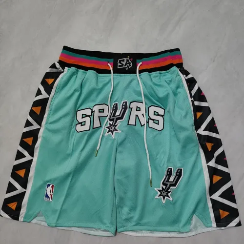Pantaloncini da basket San Antonio Spurs City Edition Pocket Green