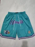 Short de basket-ball vert « Throwback » des Charlotte Hornets Short de basket-ball « Throwback » vert « Pocket » des Charlotte Hornets