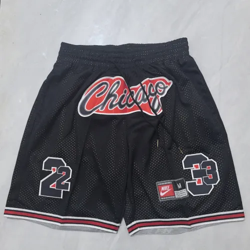 Pantaloncini da basket neri "Pocket" dei Chicago Bulls