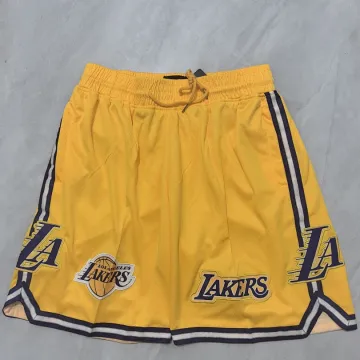 Short de basket jaune « Pocket » des Lakers de Los Angeles