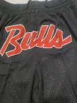 Chicago Bulls Throwback Pocket Black Basketball Shorts